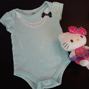 Little Treasures 3-6 Months Short Sleeve Onesie